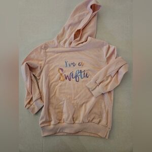 Kids Pink Hoodie - I'm a Swiftie Taylor Swift